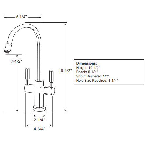 Water Inc - WI-LVH1310HC EverHot Hot/Cold Enduring Series II