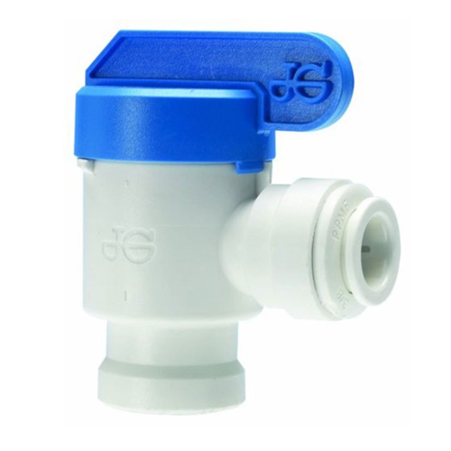 John Guest Reverse Osmosis Tank Valve with 3/8" Quick-Connect Fitting PPSV501222W